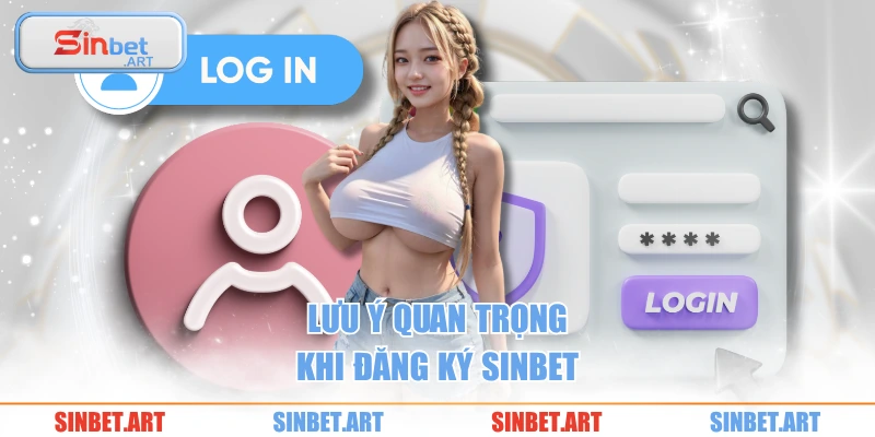 Đăng Ký 2 Lưu ý quan trọng khi đăng ký SINBET